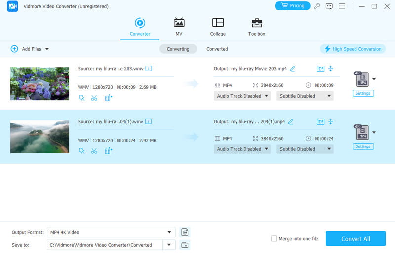 WMV-Konverter Vidmore