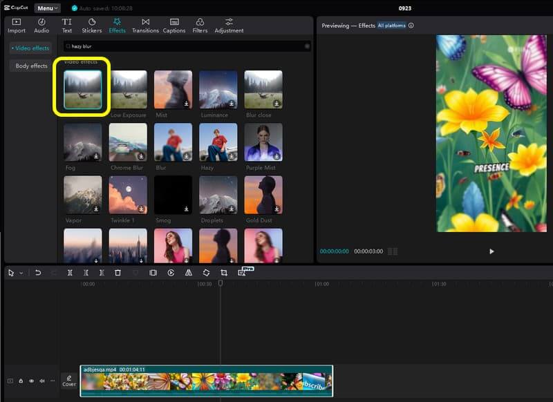 Hintergrund verwischen