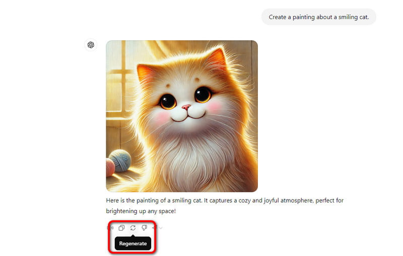 Schaltfläche „Neu generieren“ anklicken