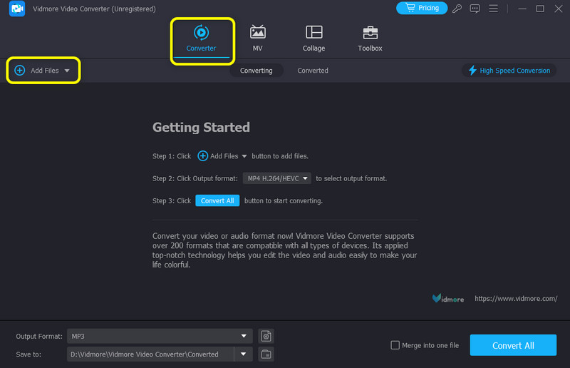 Converter Datei hinzufügen