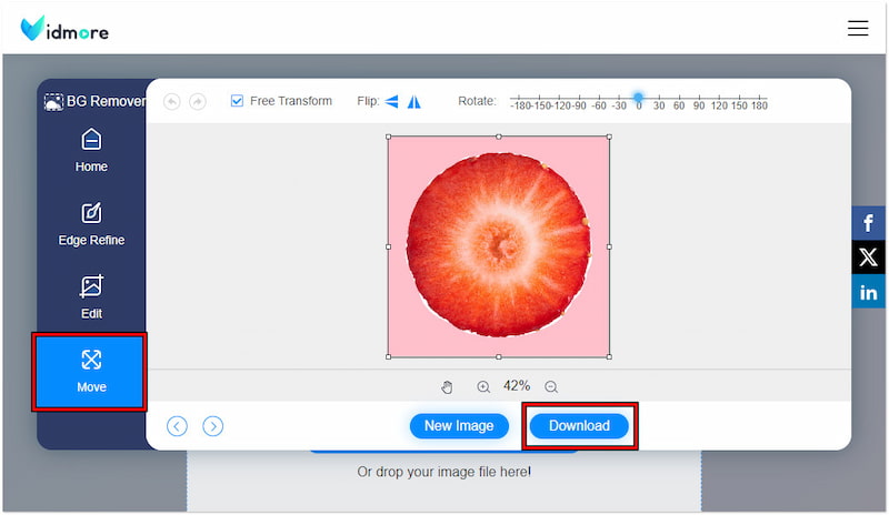 Geänderten Hintergrund herunterladen