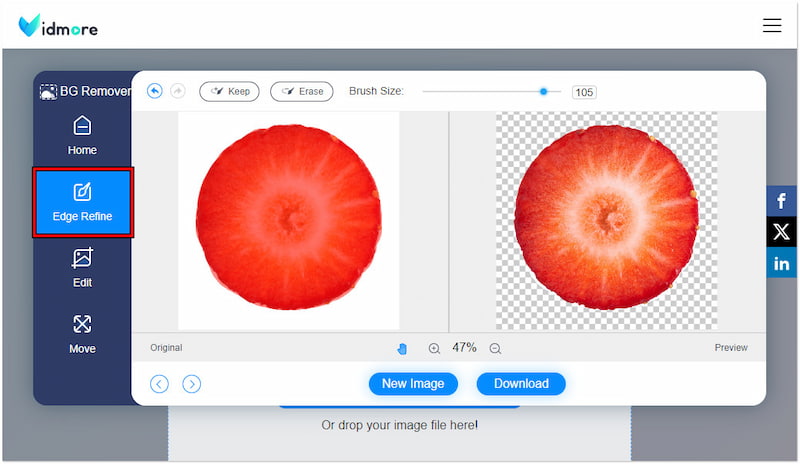 Kanten fein abstimmen