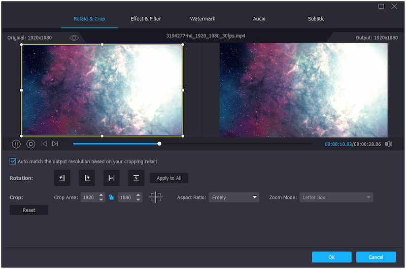 Tab „Zauberstab“