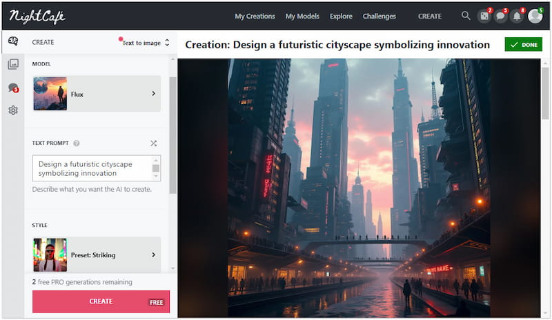 Meine Nightcafe-Erfahrung