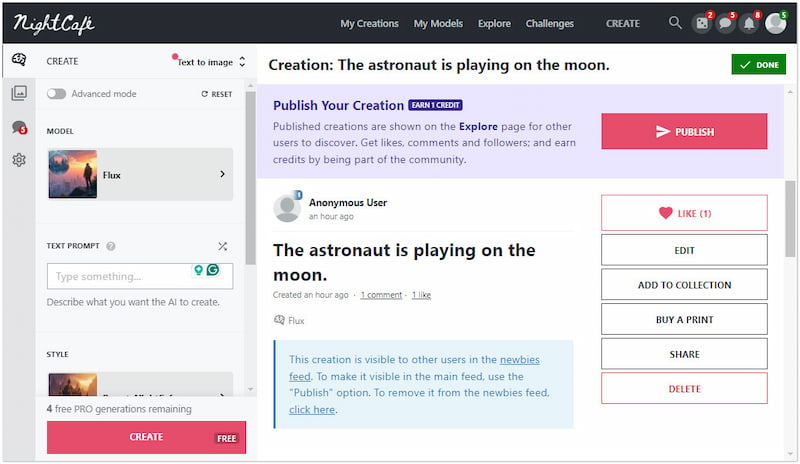 An KI-Kunst-Challenges teilnehmen