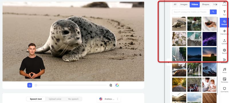 Stellt Stock-Mediendateien bereit