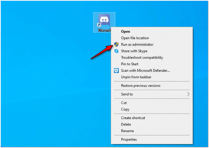 Discord als Administrator ausführen