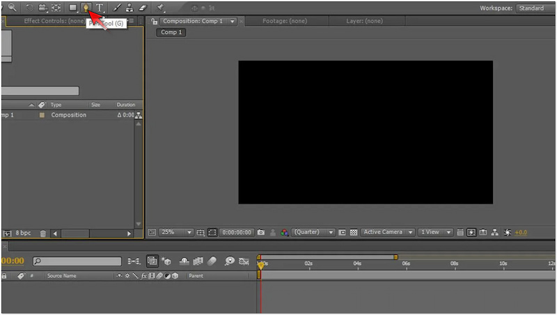 Stiftwerkzeug auswählen