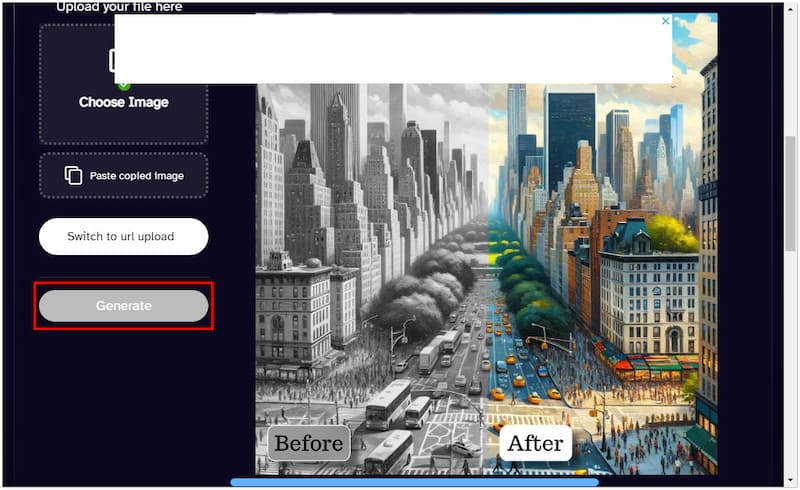 Farbgenerierung starten
