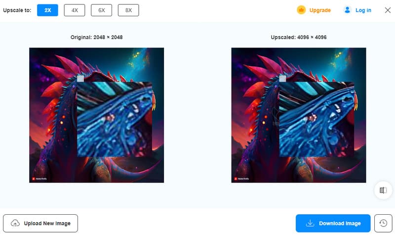 Vidmore – generiertes Bild verbessern