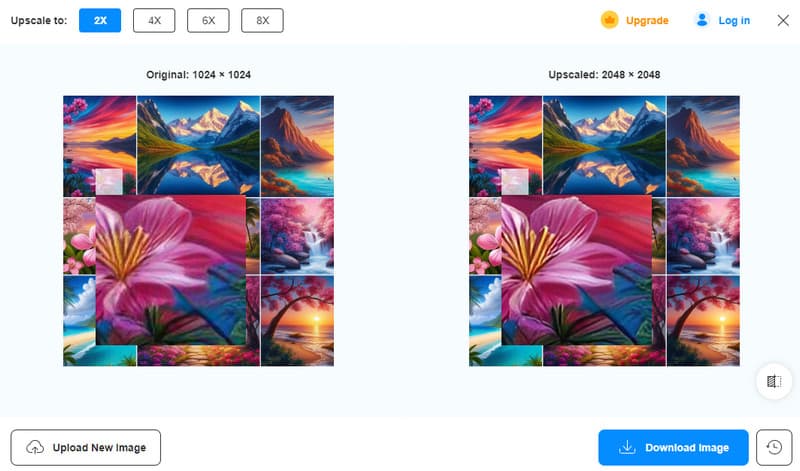 Vidmore – Generierte Bilder verbessern