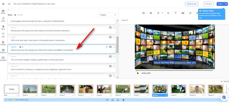 Visla KI Video bearbeiten