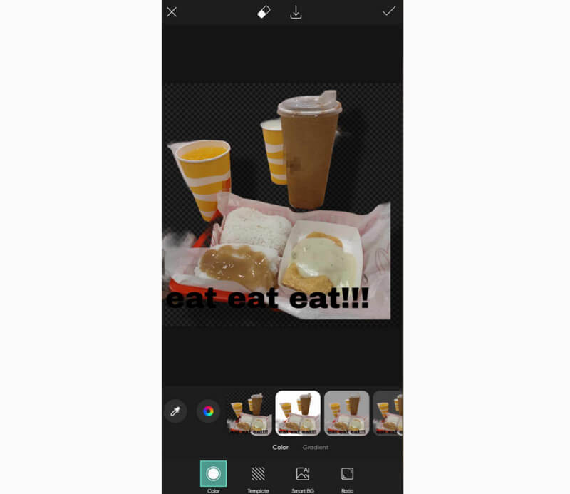 Hintergrund-Entferner-Funktion