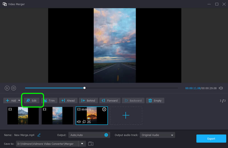 Die Videos bearbeiten