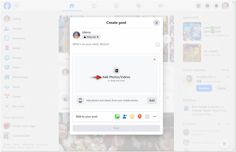 Videodatei importieren