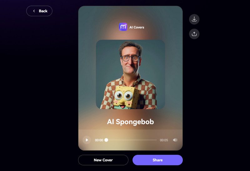 Media IO Spongebob KI-Stimme.
