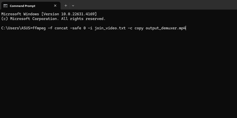 Die Eingabeaufforderung verwenden, um Befehle einzugeben