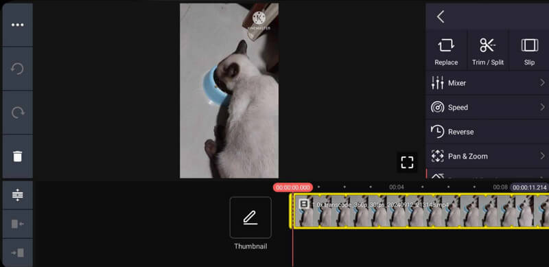 Funktion Videobearbeitung