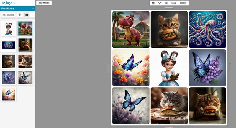 Collage-Maker-Funktion