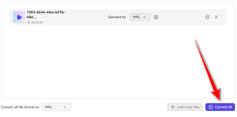 Convert-All-Schaltfläche Media