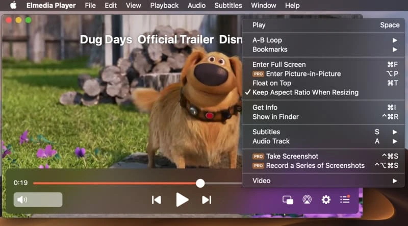 Elmedia Player als MKV-Player für Mac