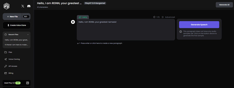 PlayHT KI‑Stimmgeneratoren für Charaktere