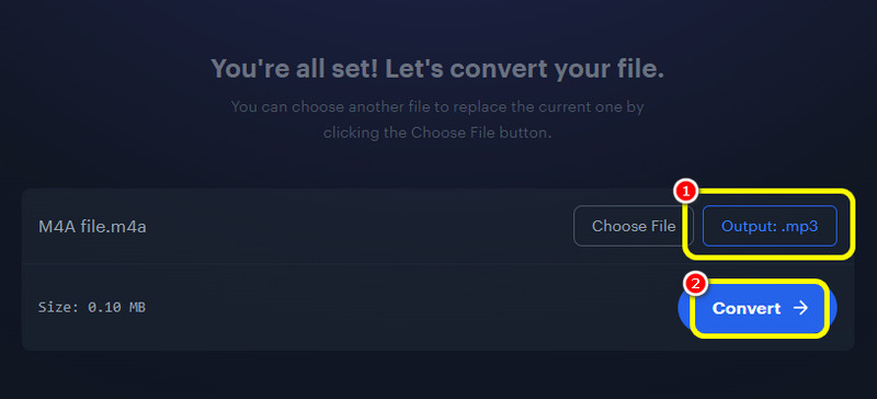 MP3 wählen und konvertieren Restream