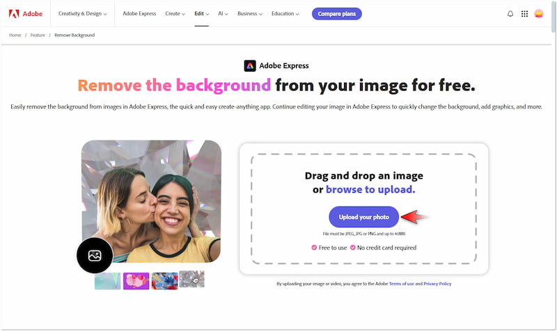 Laden Sie Ihr Foto hoch