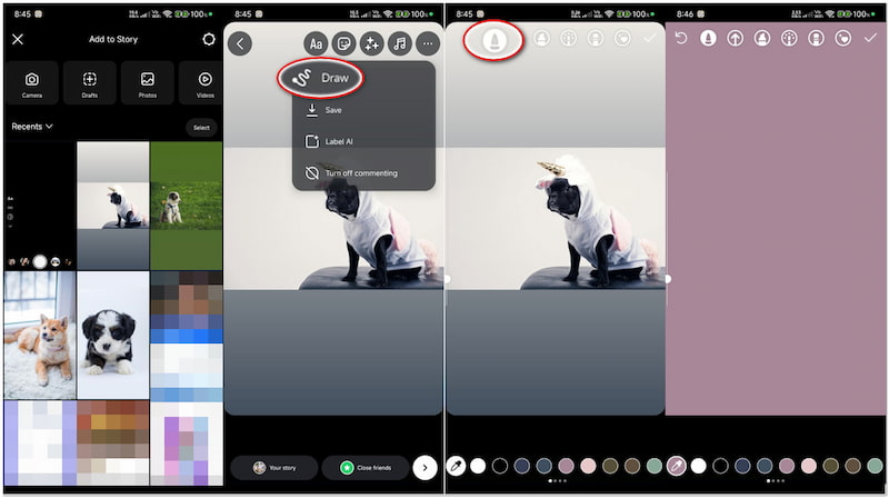 Hintergrundfarbe in eine einheitliche Farbe ändern