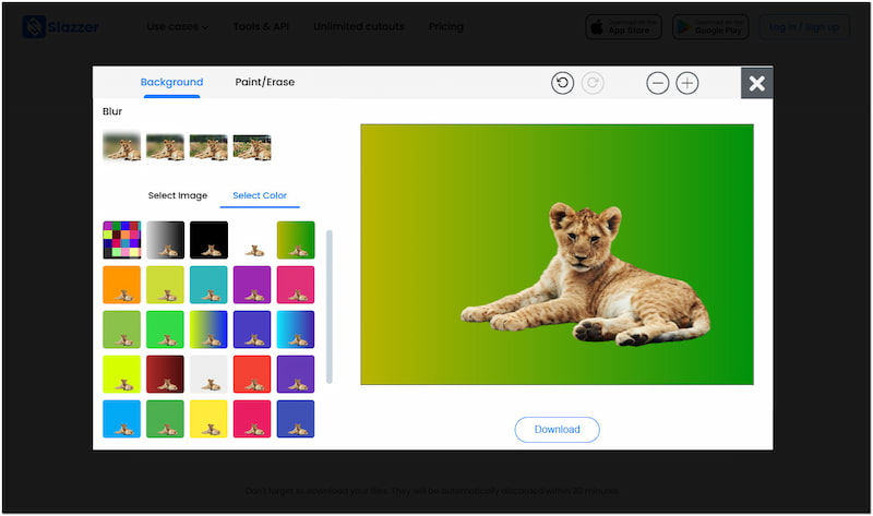Bearbeitetes Bild herunterladen