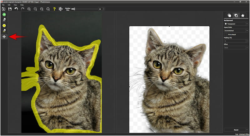 iMage-verschieben-Werkzeug