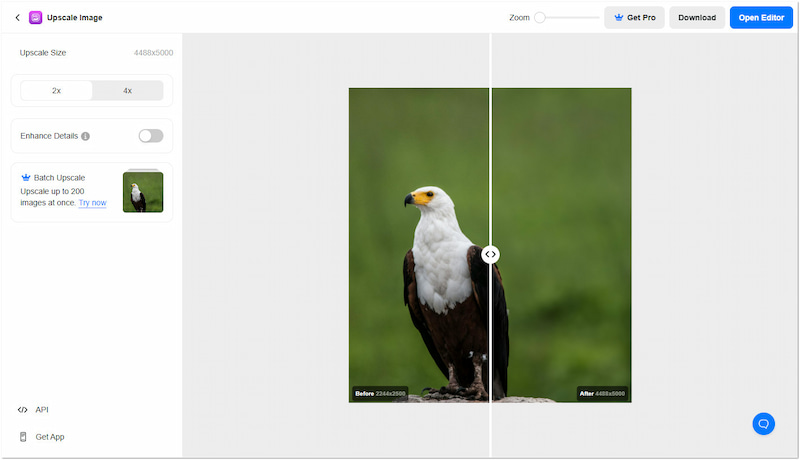Pixelcut Bild-Upscaler