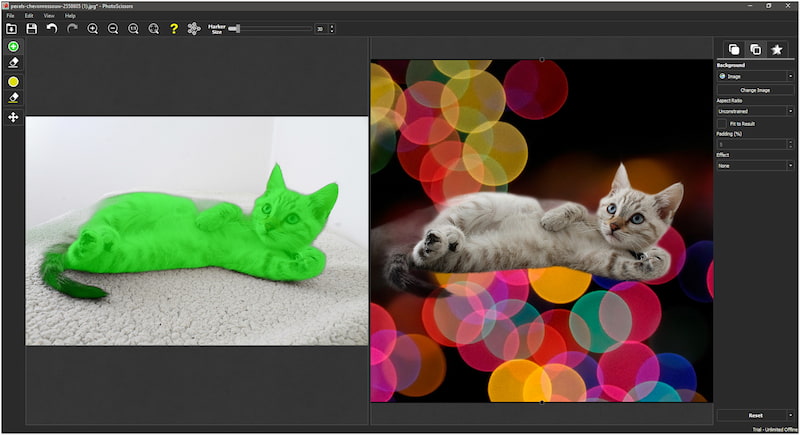 iMage-Hintergrund ersetzen