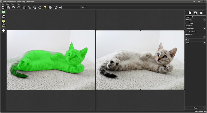 Originalhintergrund wiederherstellen