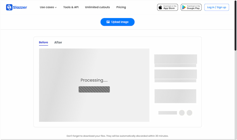 Bildverarbeitung starten