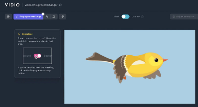 Vidio GIF-Hintergrundentferner