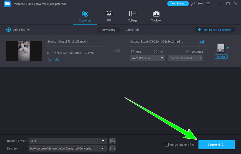 YouTube zu MP3 komplett konvertieren – Vidmore