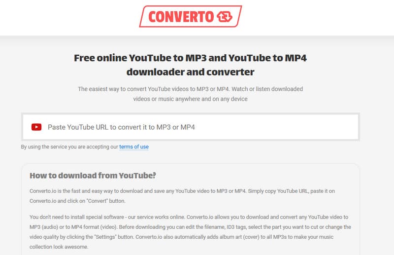 Converto Download-Seite