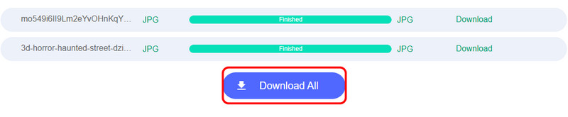 Alle konvertierten Bilder herunterladen