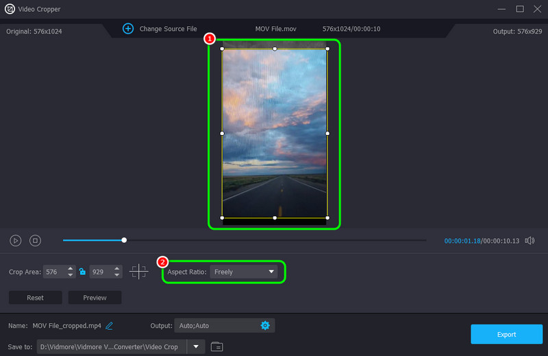 Proceed Cropping Process