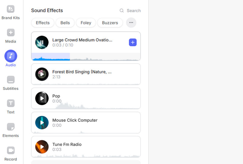 Soundeffekte-Funktion