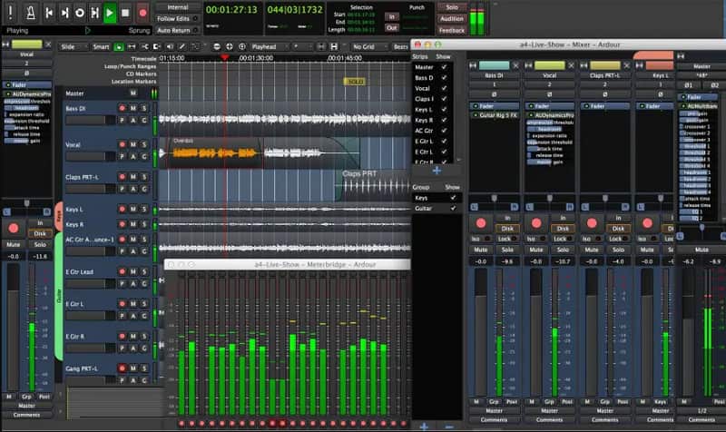Ardour Musiksoftware
