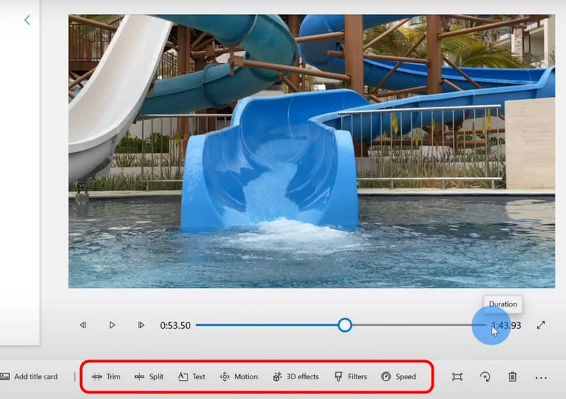 Video bearbeiten Fotos-App