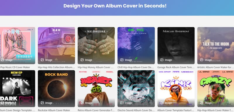 Placeit Album-Cover-Maker