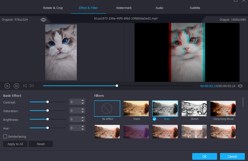 Vidmore Video Converter Außergewöhnlicher Editor