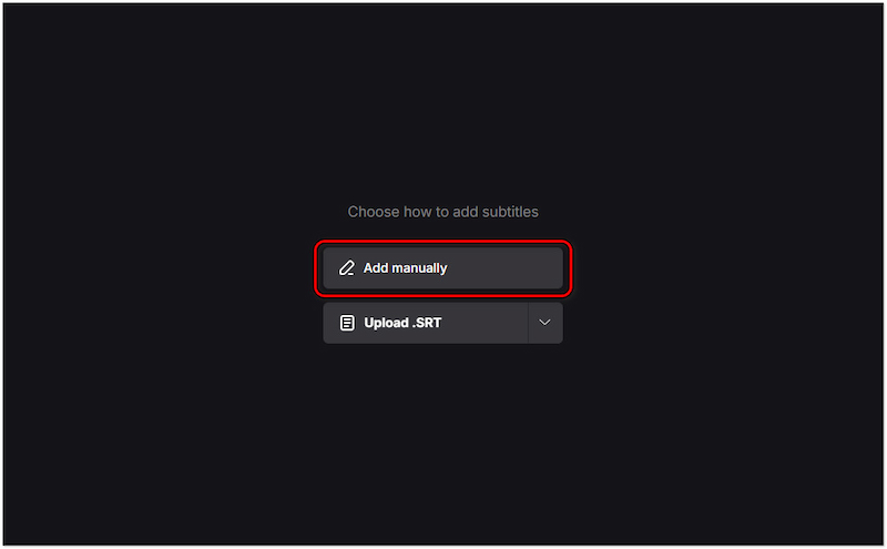 „Manuell hinzufügen“ wählen