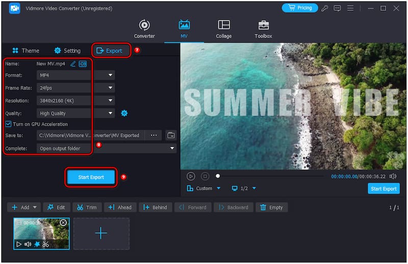 Video mit Untertiteln exportieren