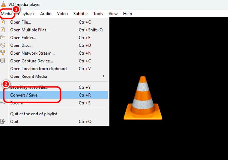 Medien konvertieren und speichern – VLC