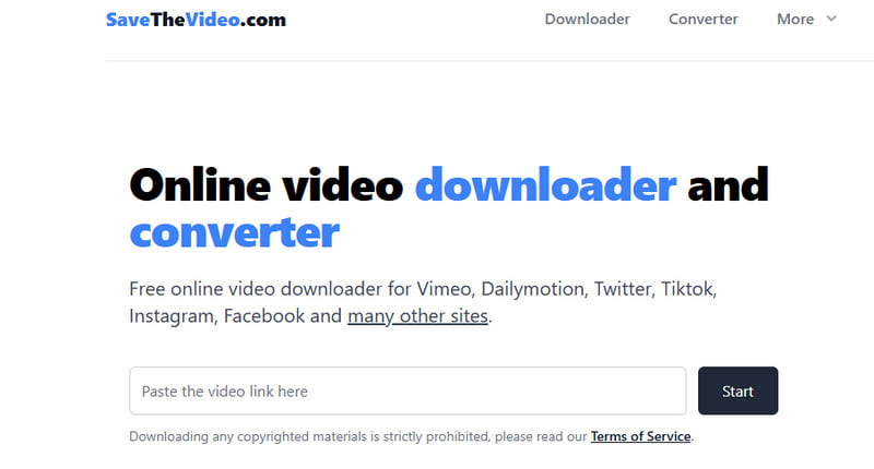 Savethevideo Video Downloader