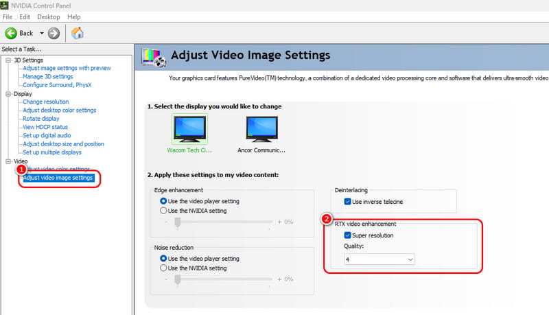 Video hochskalieren Nvidia RTX VLC